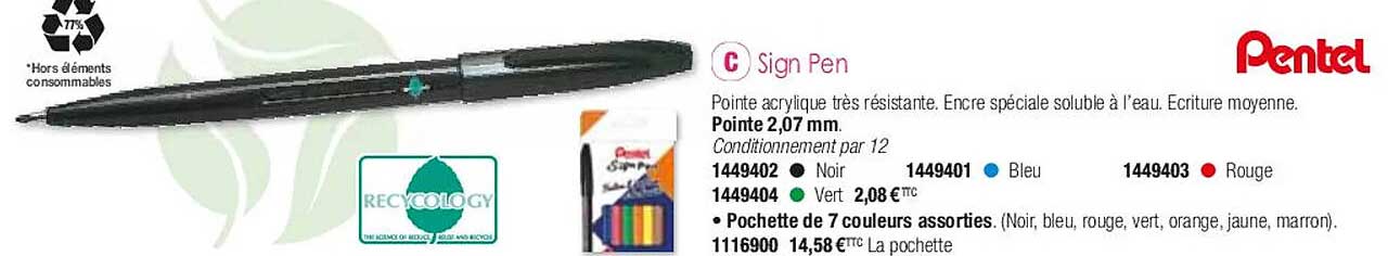 sign pen pentel
