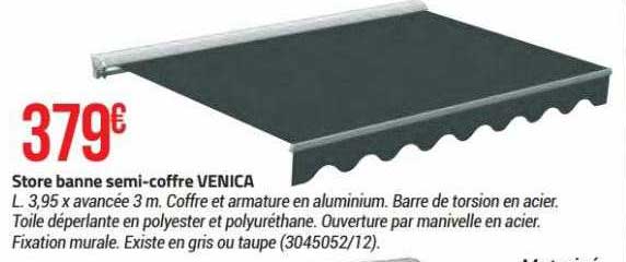 store banne semi-coffre venica