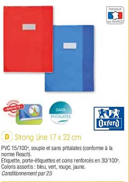 strong line 17 x 22 cm oxford