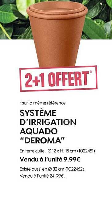 système d'irrigation aquado deroma