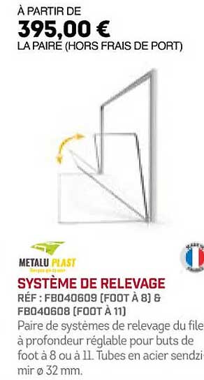 système de relevage metalu plast