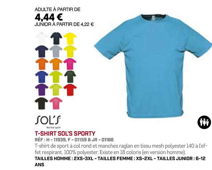 t-shirt sol's sporty
