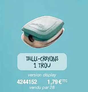 taille-crayons 1 trou