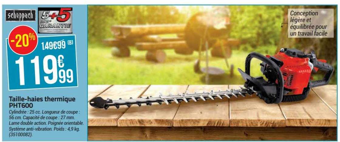 taille-haies thermique pht600