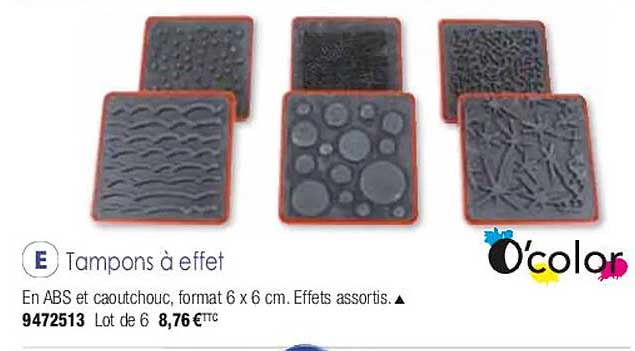 tampons à effet o'color