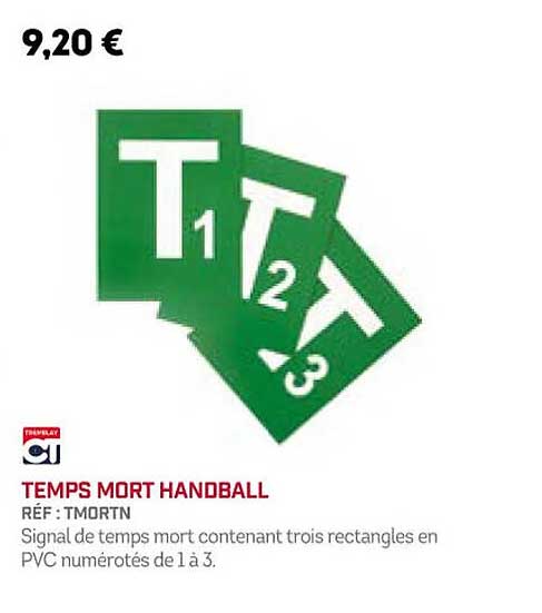 temps mort handball