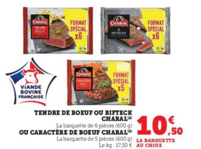 tendre de bœuf ou bifteck charal our caractère de bœuf charal