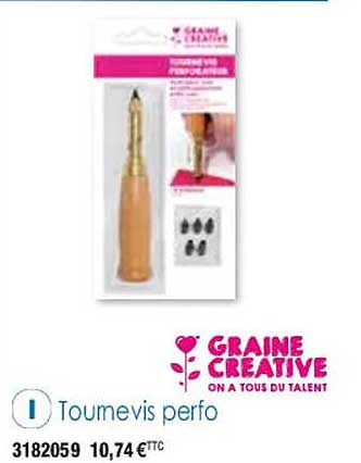 tournevis perfo graine créative