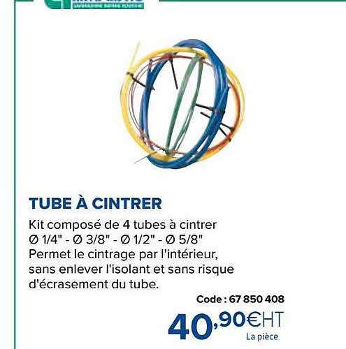tube à cintrer