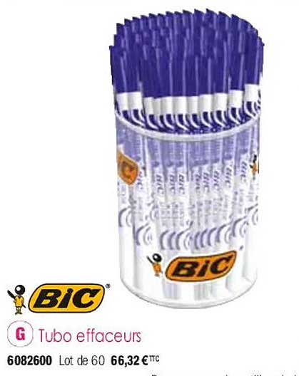 Tubo Effaceurs Bic