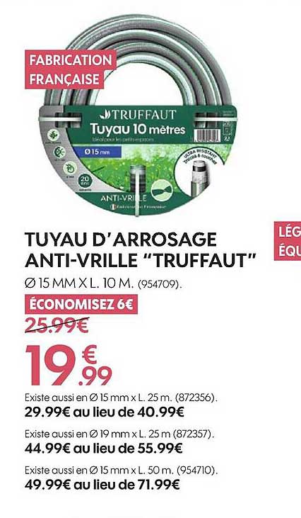 Tuyau D'arrosage Anti-vrille Truffaut