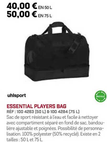 uhlsport essential players bag