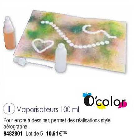 vaporisateurs 100ml o'color