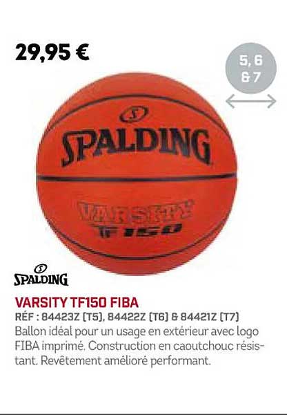 Varsity Tf150 Fiba Spalding