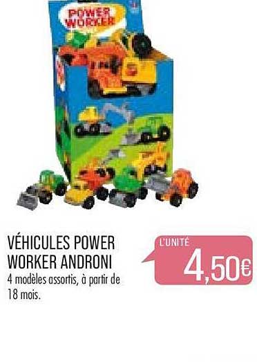 véhicules power worker androni