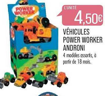 véhicules power worker androni