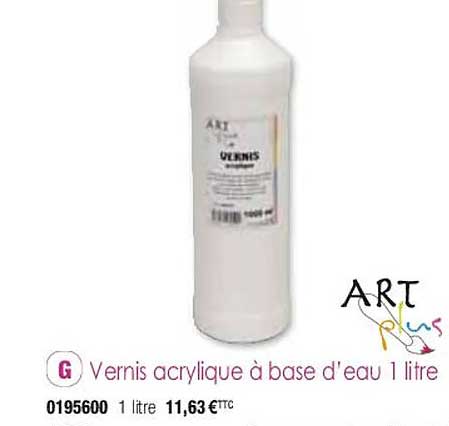 vernis acrylique à base d'eau 1 litre