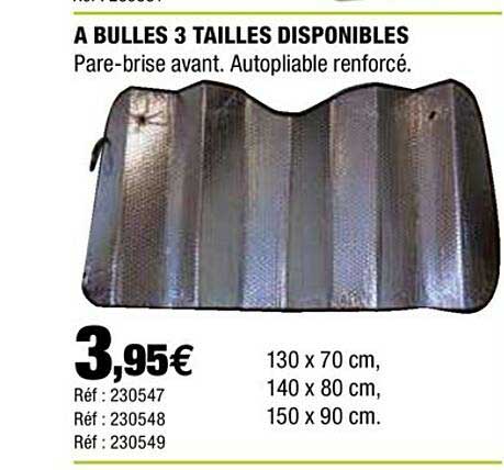 a bulles 3 tailles disponibles
