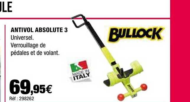 antivol absolute 3 bullock