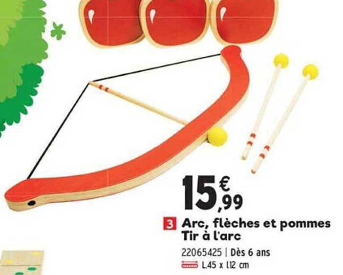 arc, fleches et pommes tir a l'arc