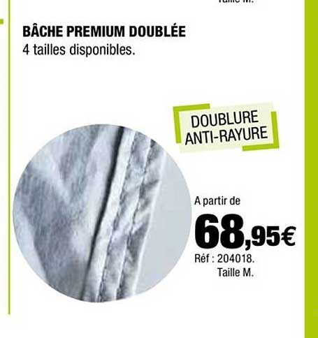 bâche premium doublée