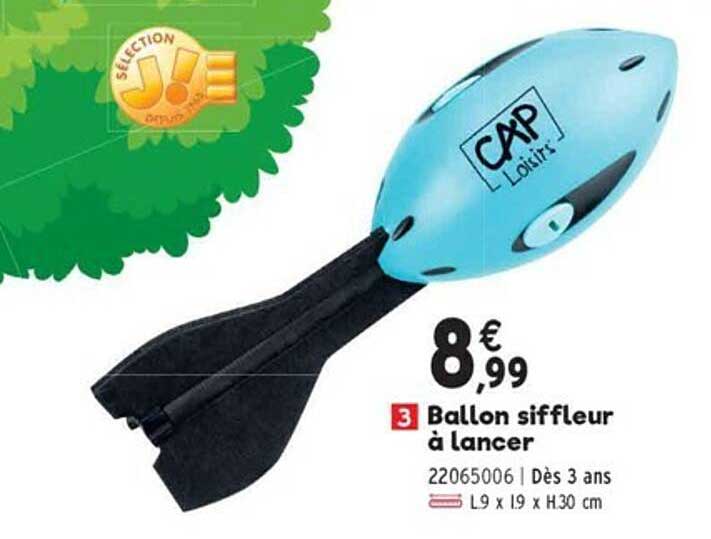 ballon siffleur a lancer
