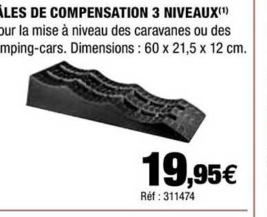 cales de compensation 3 niveaux