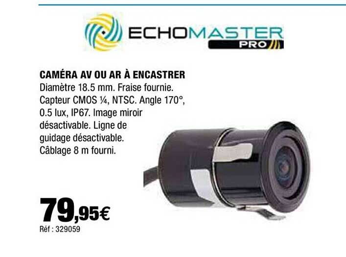 Caméra Av Ou Ar à Encastrer Echomaster Pro