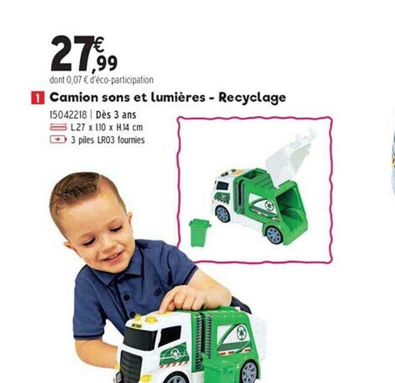 camion sons et lumieres - recyclage