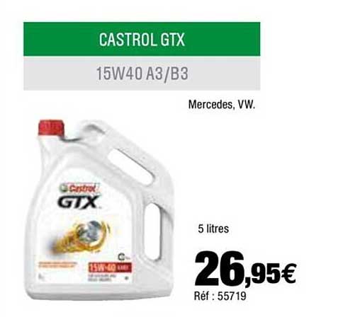 castrol gtx 15w40 a3-b3