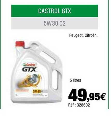 castrol gtx 5w30 c2