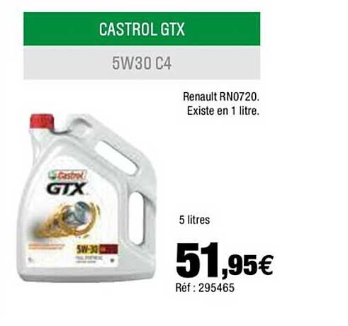castrol gtx 5w30 c4