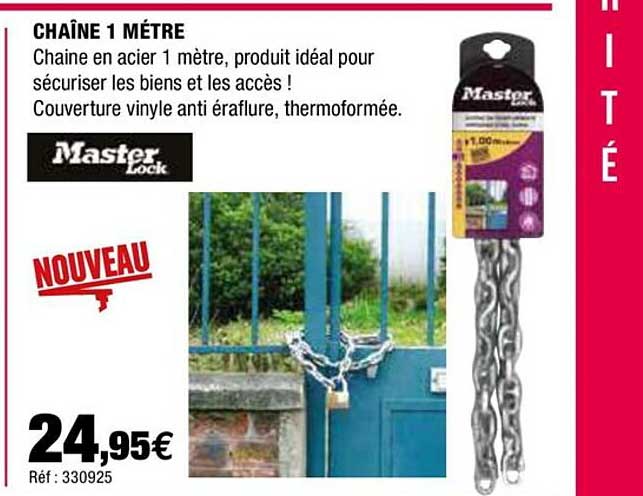 châine 1 mètre master lock