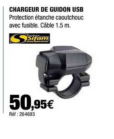 Chargeur De Guidon Usb