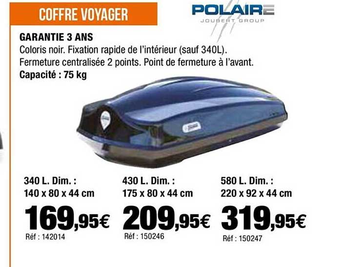 coffre voyager polaire