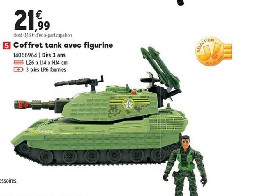 coffret tank avec figurine