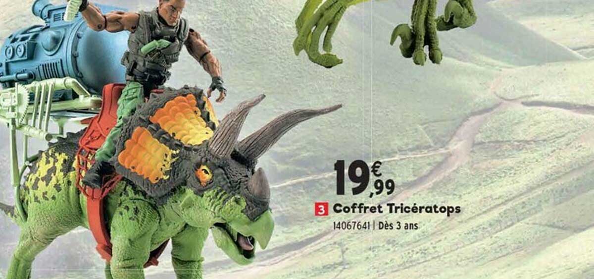 coffret triceratops