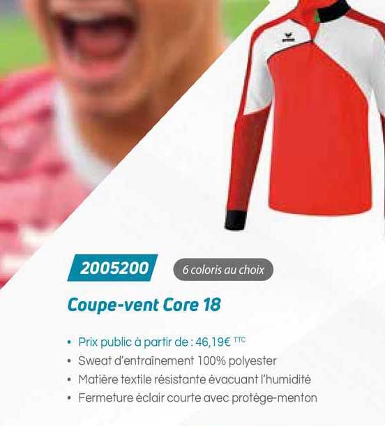 coupe-vent core 18 2005200