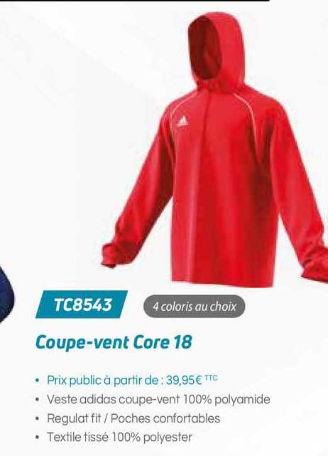 coupe-vent core 18 tc8543