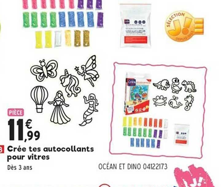 cree tes autocollants pour vitres