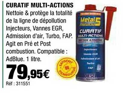 curatif multi-actions metal 5