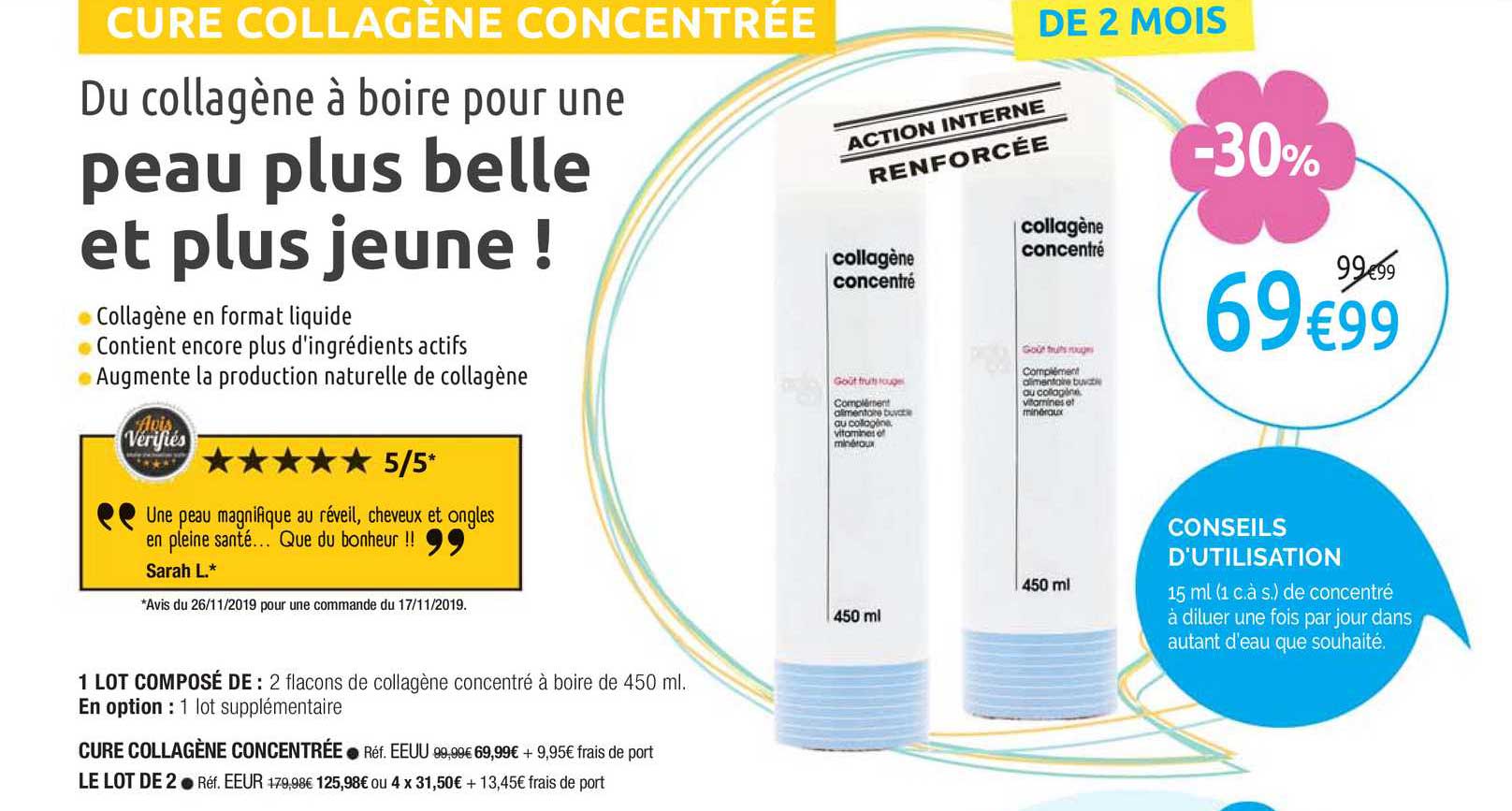 cure collagène concentrée