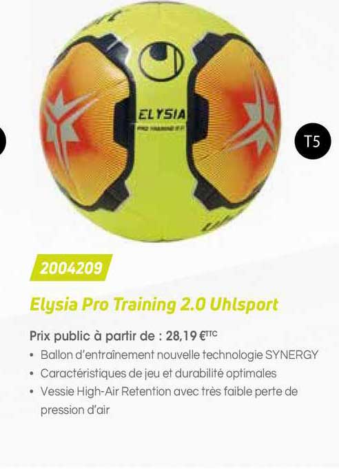 elysia pro training 2.0 uhlsport 2004209