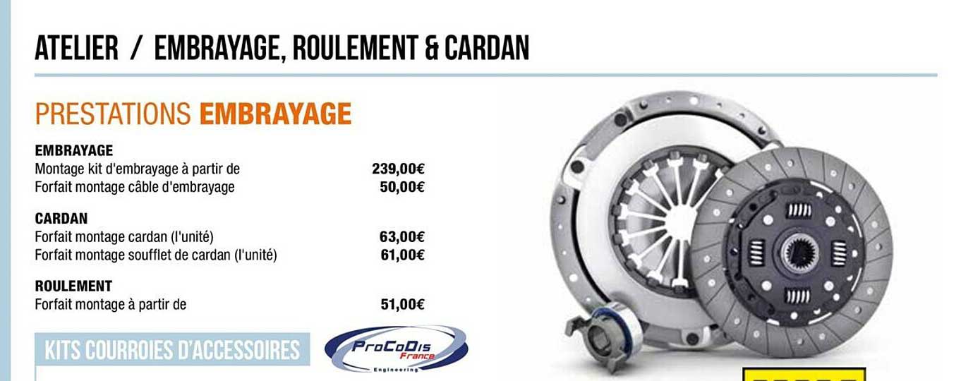 embrayage, cardan, roulement