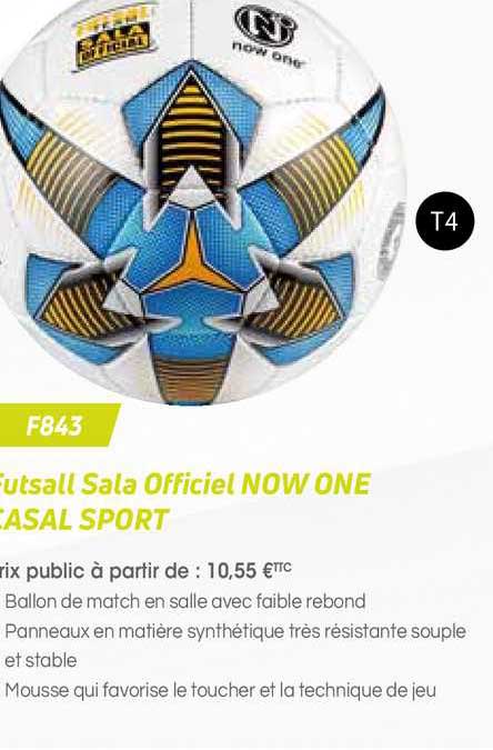 futsall sala officiel now one casal sport f843