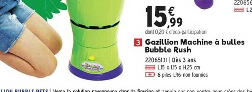 gazillion machine a bulles bubble rush
