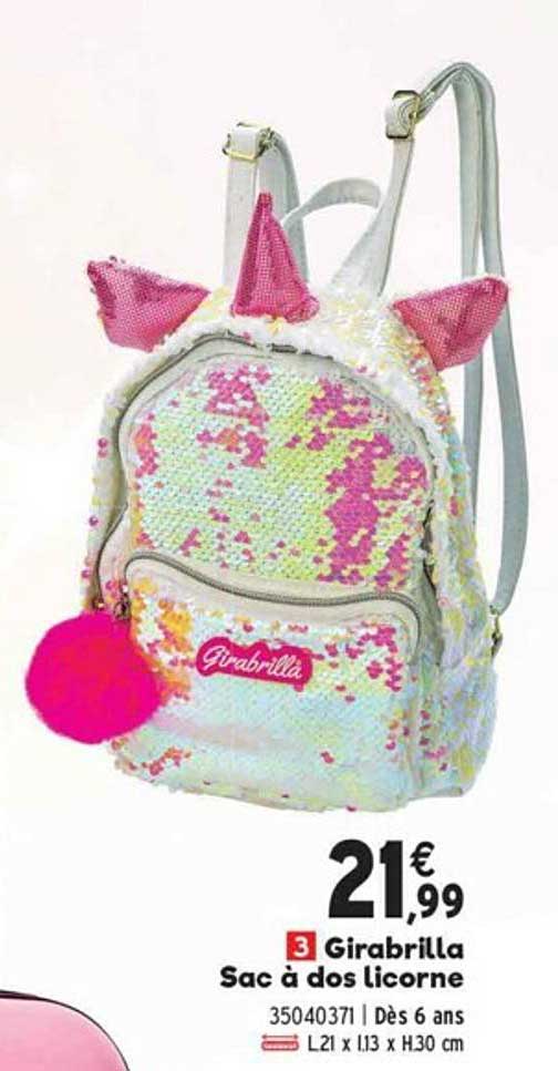 Girabrilla Sac A Dos Licorne
