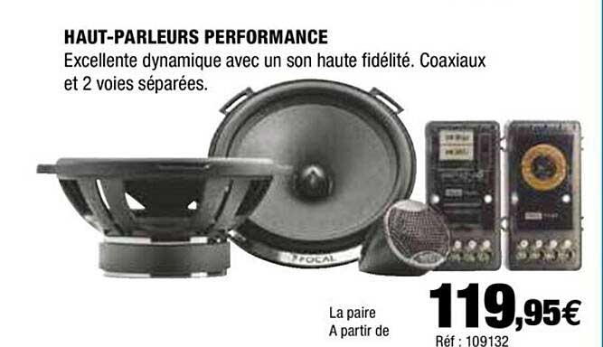 haut-parleurs performance