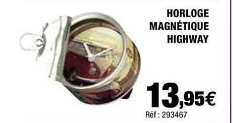 horloge magnétique highway