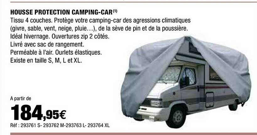 housse protection camping-car